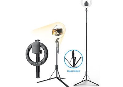 L06 Selfie Stick Tripod with Ring Light