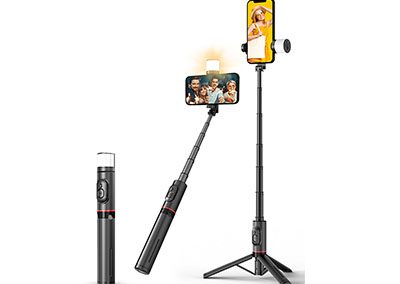 Q12s Selfie Stick with Fill Light